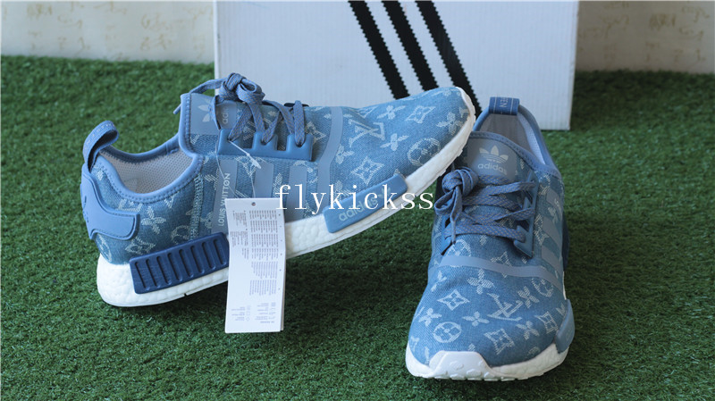 LVS x Adidas NMD R1 Denim Blue Real boost